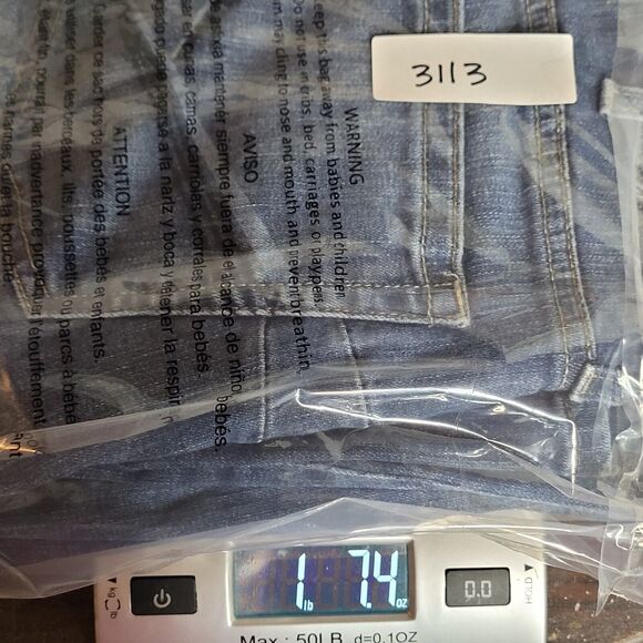 Ariat REAL Denim Leila Boot Cut Blue Jeans Womens 33R Perfect Rise Western 34x32 - Picture 12 of 12